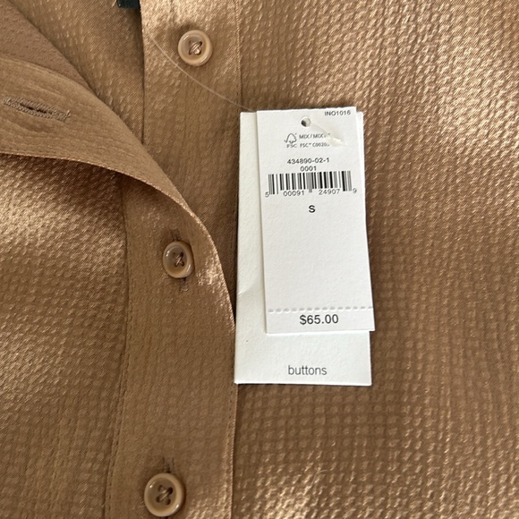 NWT Banana Republic Cap Sleeve Blouse - Picture 3 of 5